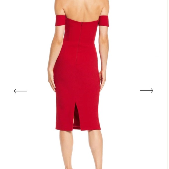 Dress the Population | Bailey Dress | Garnet - Picture 3 of 6